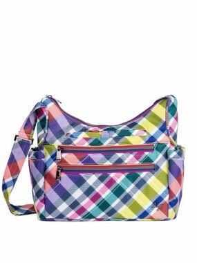 LUG BNWT Never Used Camper Playful Plaid 💜💙❤️💛💙